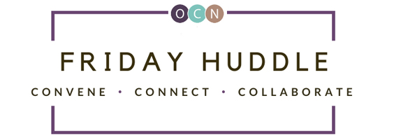 OCN Friday Huddle logo - connect with Oregon nurses